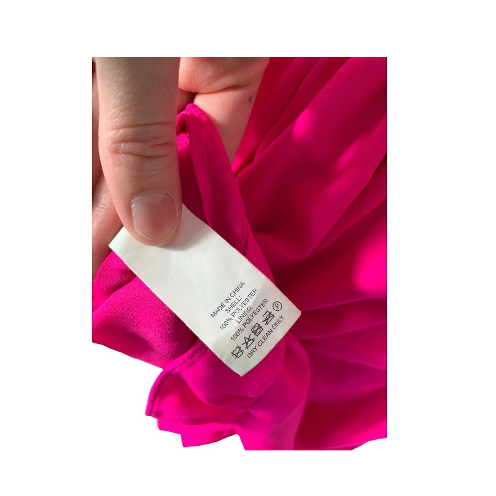 Kate Spade Fuchsia Hot Pink Ruffle Dress - Picture 10 of 11
